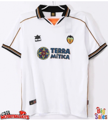 Valencia 1999-2000 Retro Home Shirt Men Short Sleeve