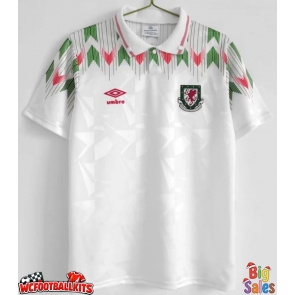 Wales 1990-1991 Retro Away Shirt Men Short Sleeve