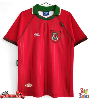 Wales 1994-1995 Retro Home Shirt Men Short Sleeve